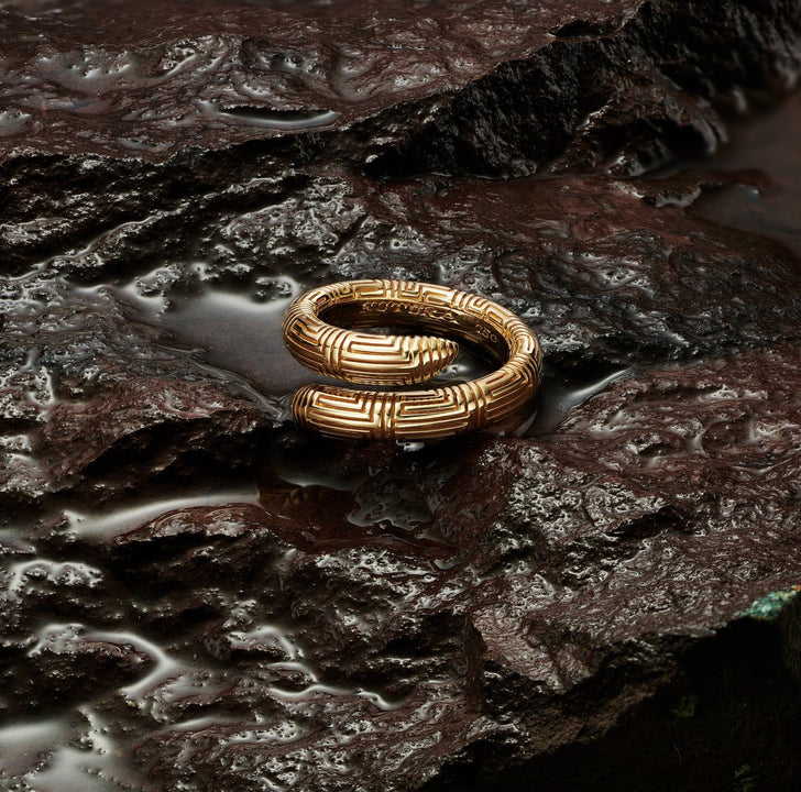 800 BC Sustainable Gold Ring Crafted in NYC by FUTURA Jewelry