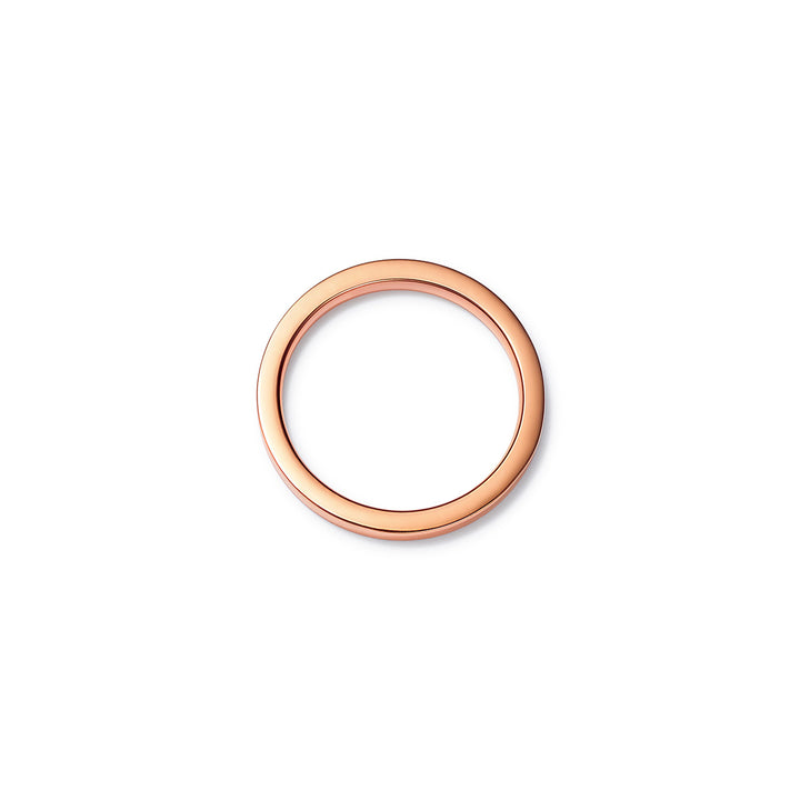 Aria | Sustainable Rose Gold Stacking Band