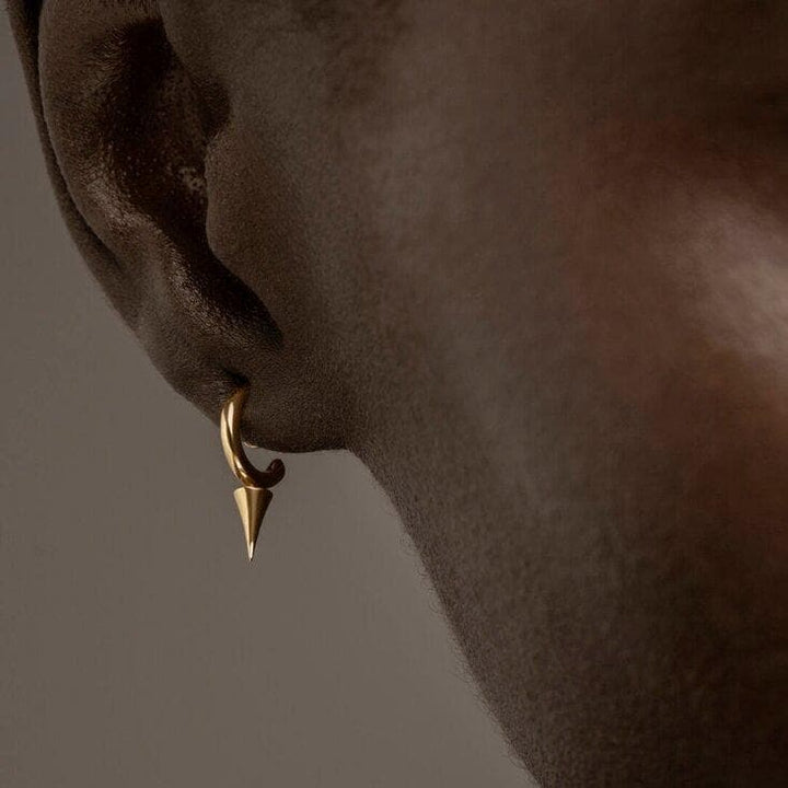 Contemporary Gold Studs for Women Made with Ecological Gold