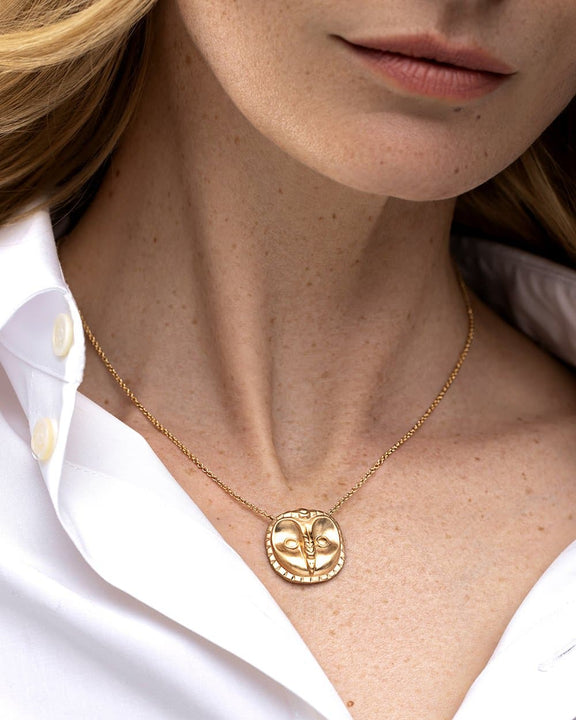 Ibis Gold Necklace for Women Made by FUTURA Jewelry
