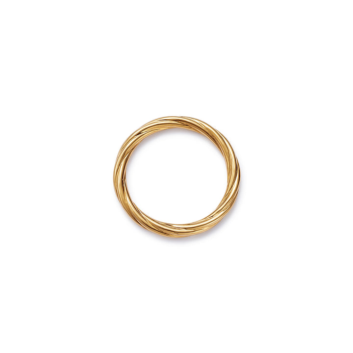 Mare | Yellow Gold Stacking Ring / Stacking Band by FUTURA