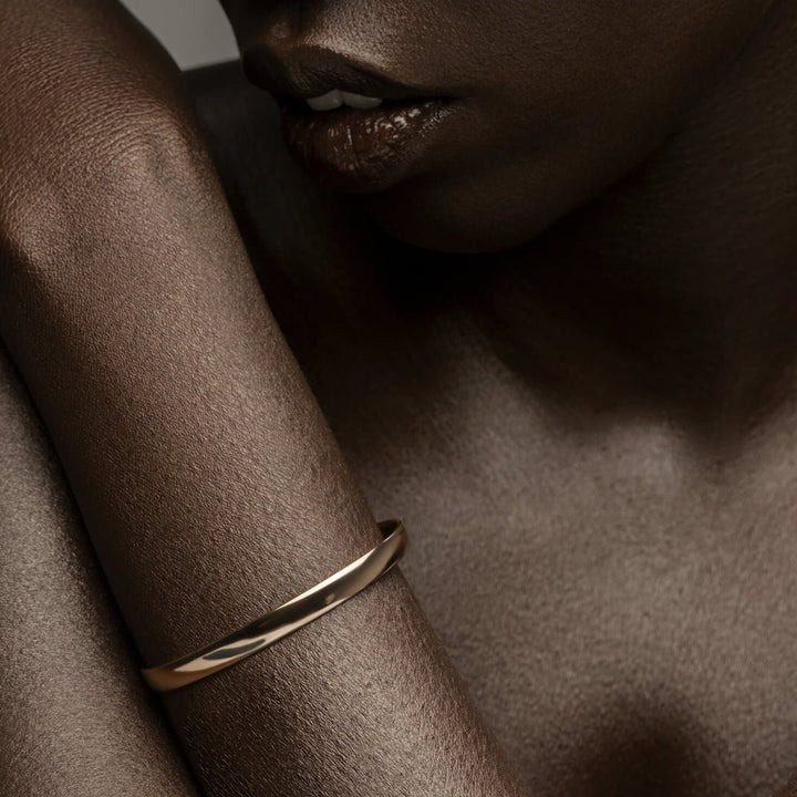 Sincerity Cuff Bracelet - Sustainable Gold Cuff for Women