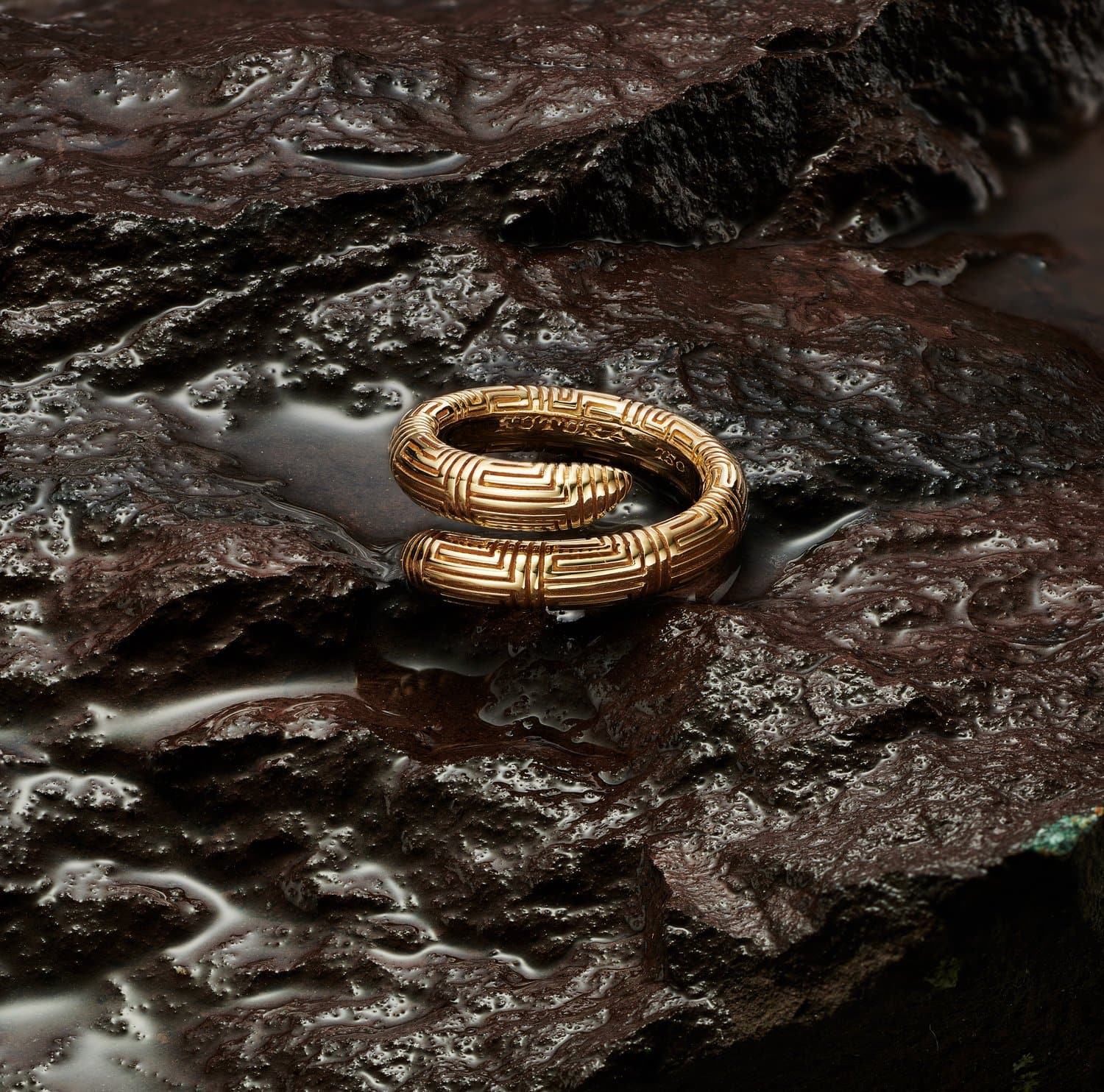 800 BC Sustainable Gold Ring Crafted in NYC by FUTURA Jewelry