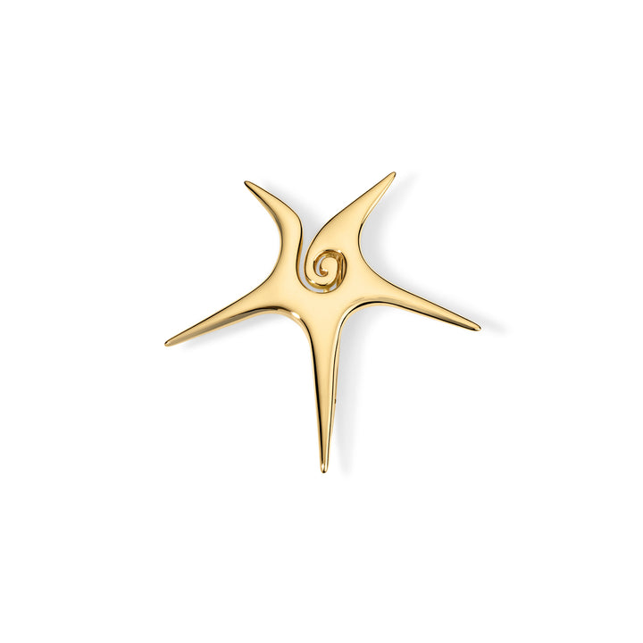 Caracola Conch Shell Brooch