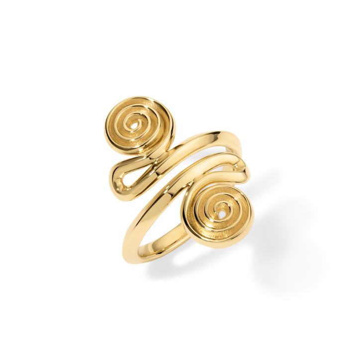 Serpentine Spiral Ring