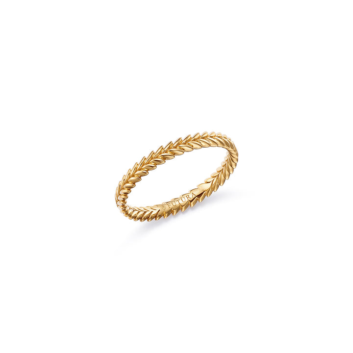 Terra Laurel Stacking Ring