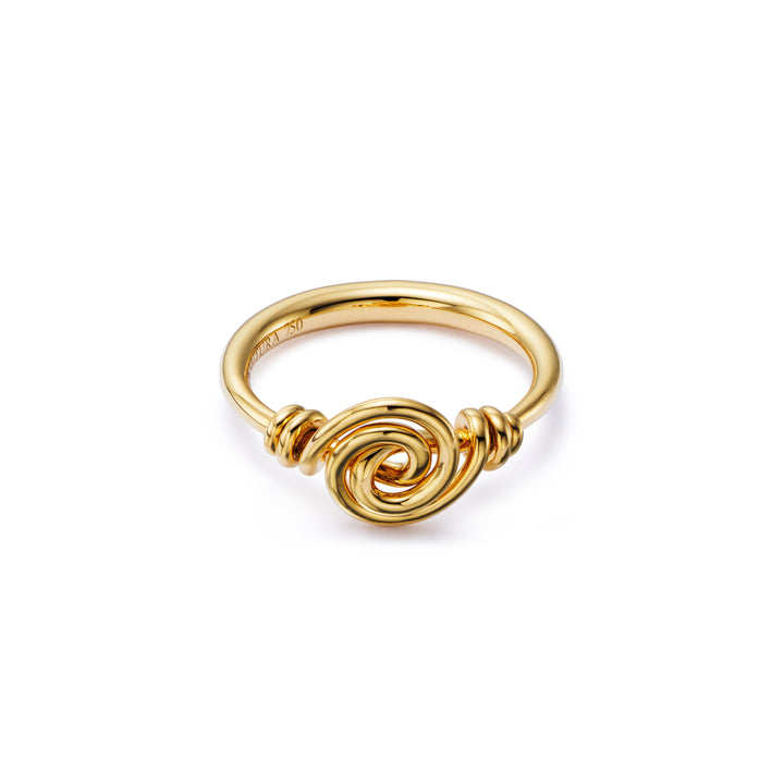 Kosmis Spiral Ring, Size 6