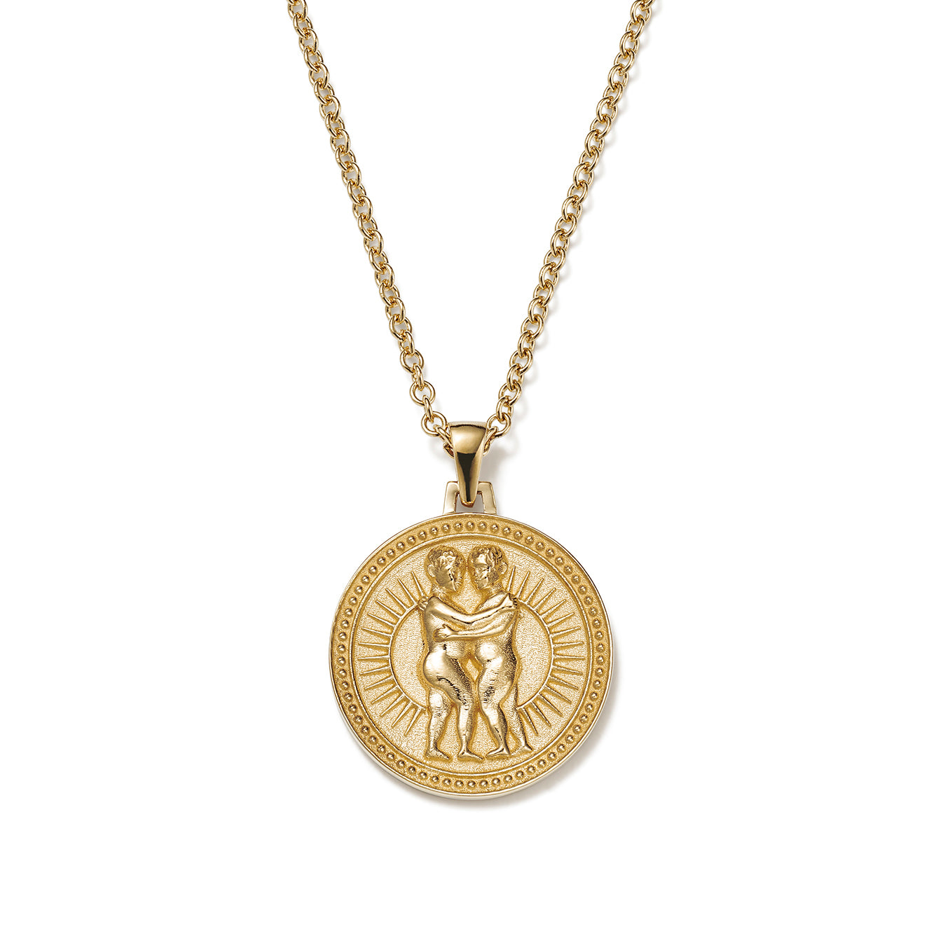 18k Gold Vermeil She is Zodiac Necklace - Gemini – by charlotte