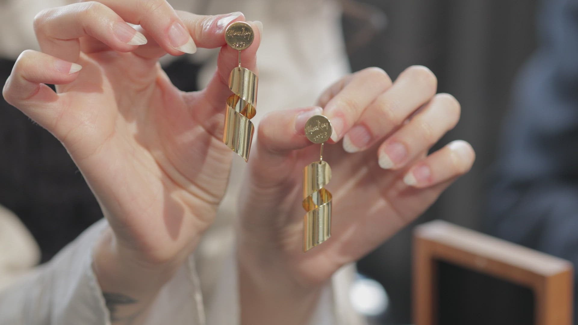 Lampshade Earrings