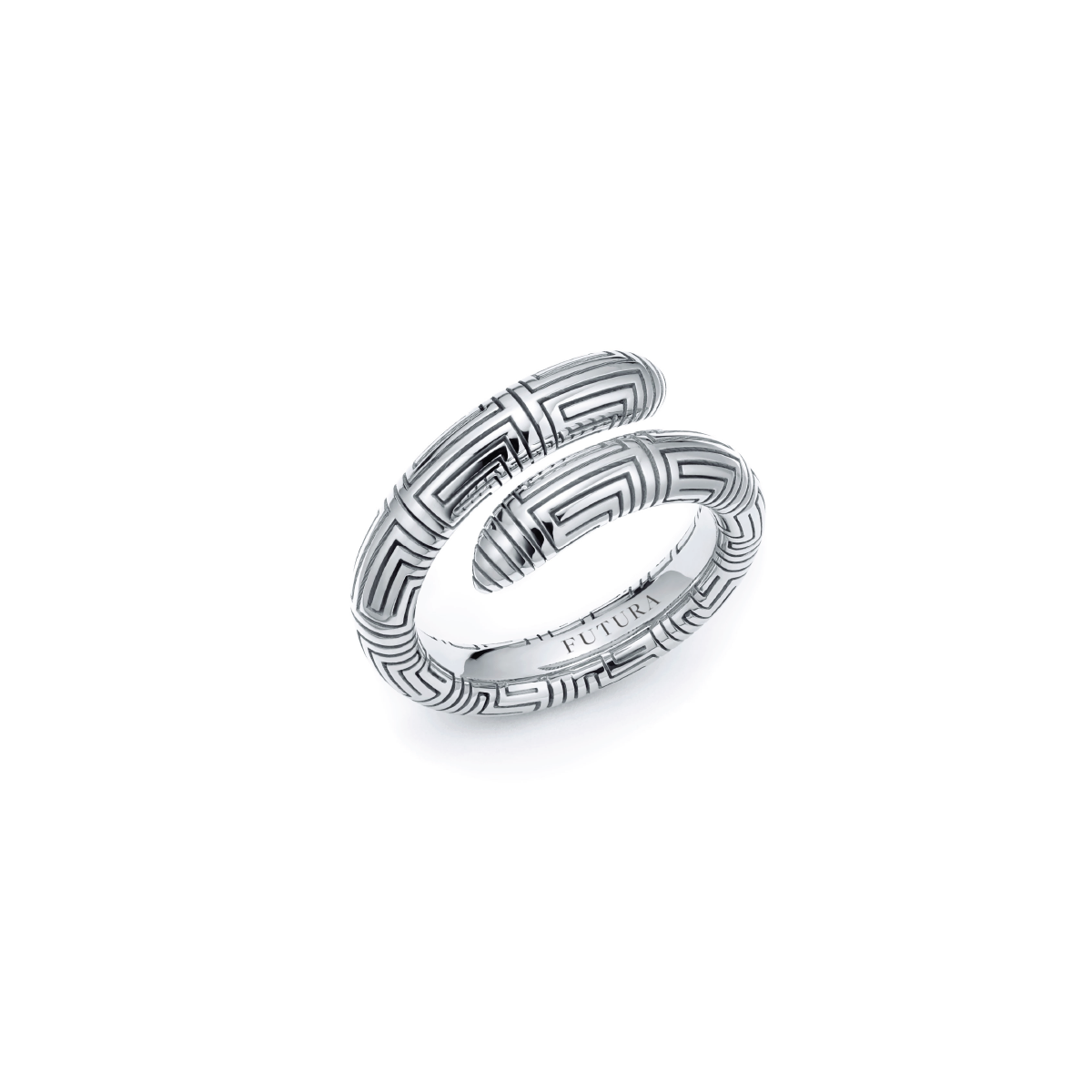 Ethical White Gold Ring - 800 BC Ring by FUTURA Jewelry