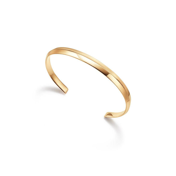 Sustainable Gold Cuff Bracelet - Made in NYC by FUTURA Jewelry