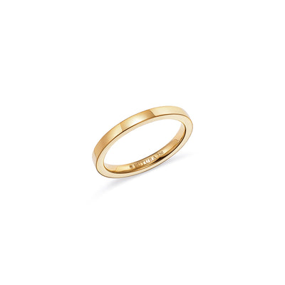Yellow Gold Stacking Ring by FUTURA