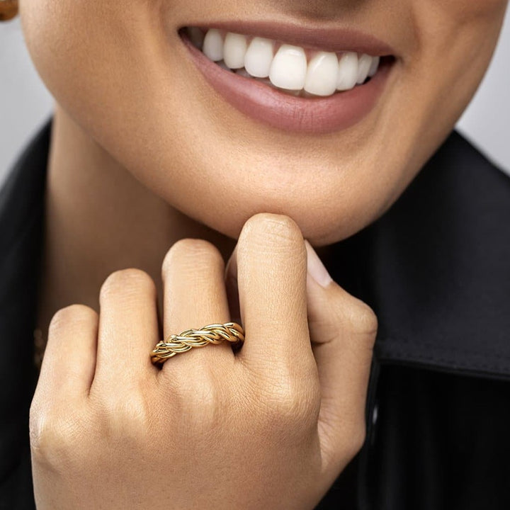 18kt Ethically Sourced Gold Ring Made in NYC