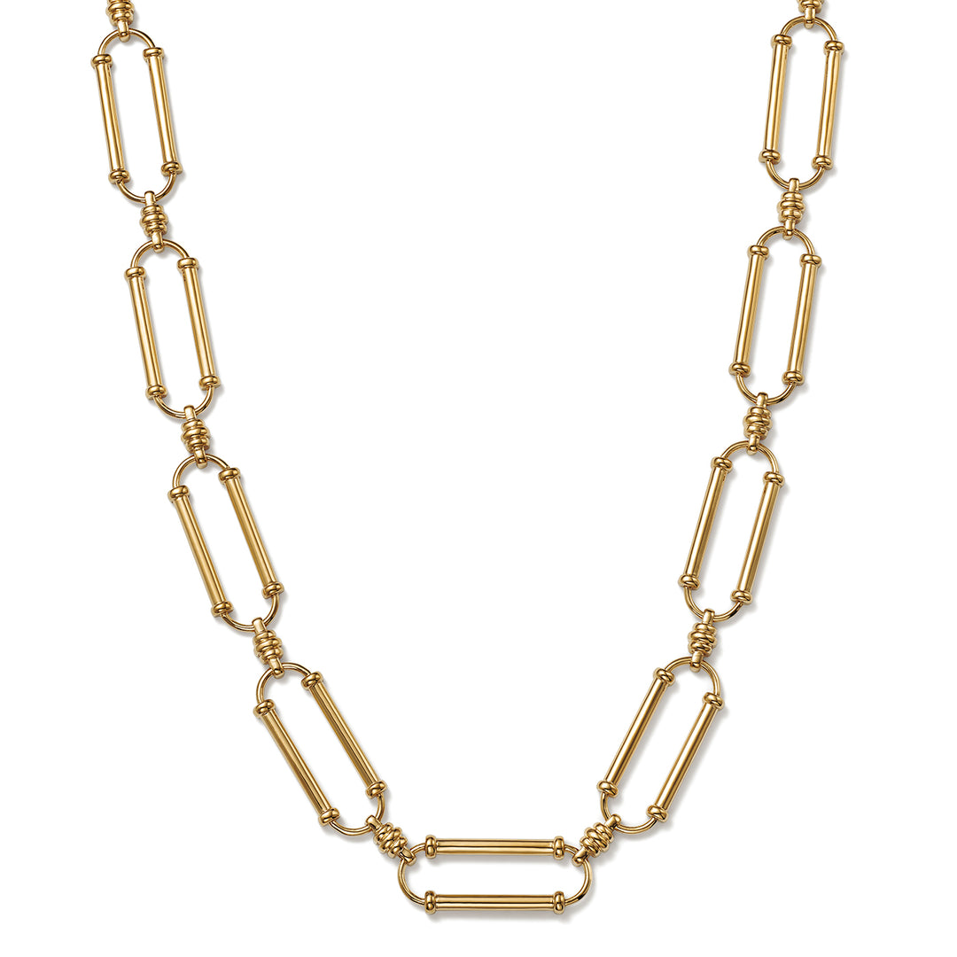 Celeste Sustainable Gold Link Necklace by FUTURA