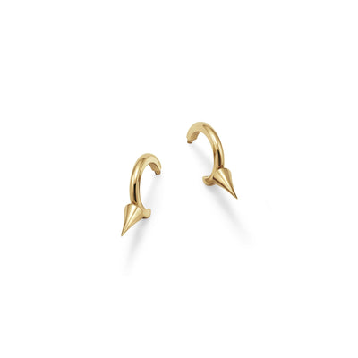 Contemporary Gold Studs - Handcrafted in NYC with Sustainable Gold