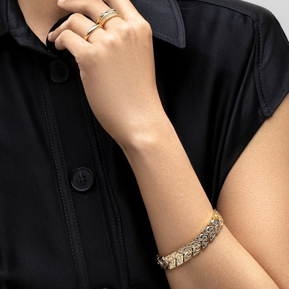 Gold Bracelet for Women Made with 18kt Ecological Gold