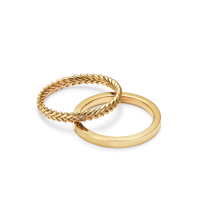 Aria Square Stacking Ring