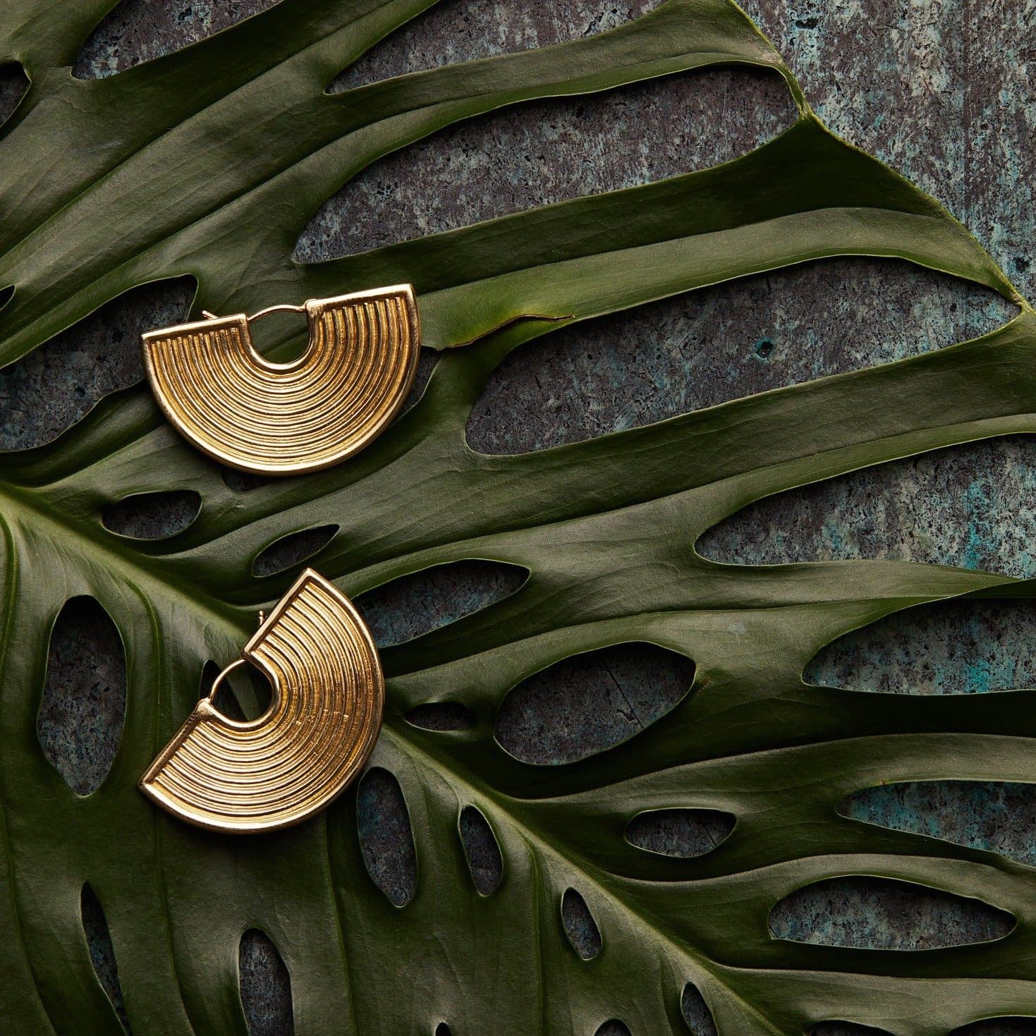 Diety Earrings by FUTURA - Gold Earrings Made with 18kt Ecological Gold