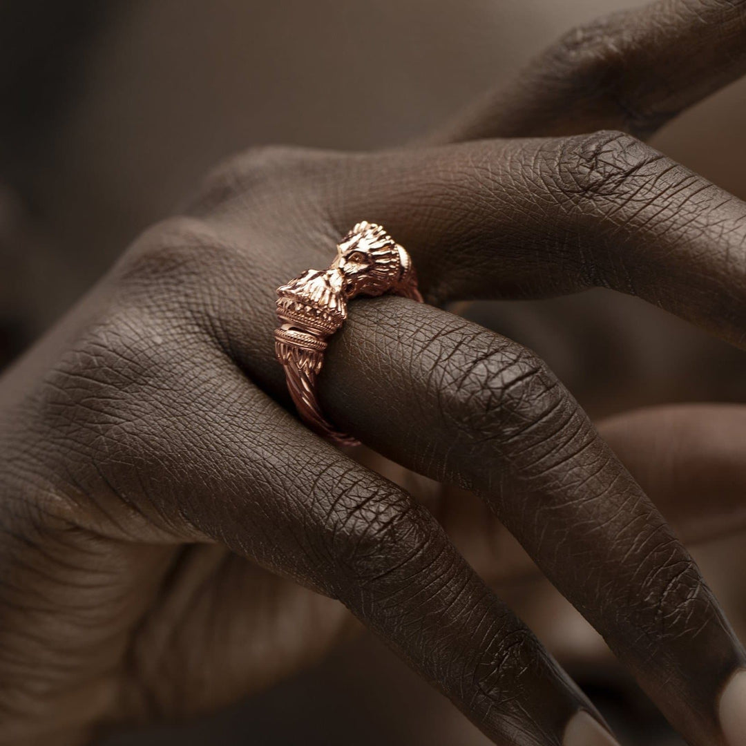 Lion Ring Ethically Sourced Gold Rings by FUTURA