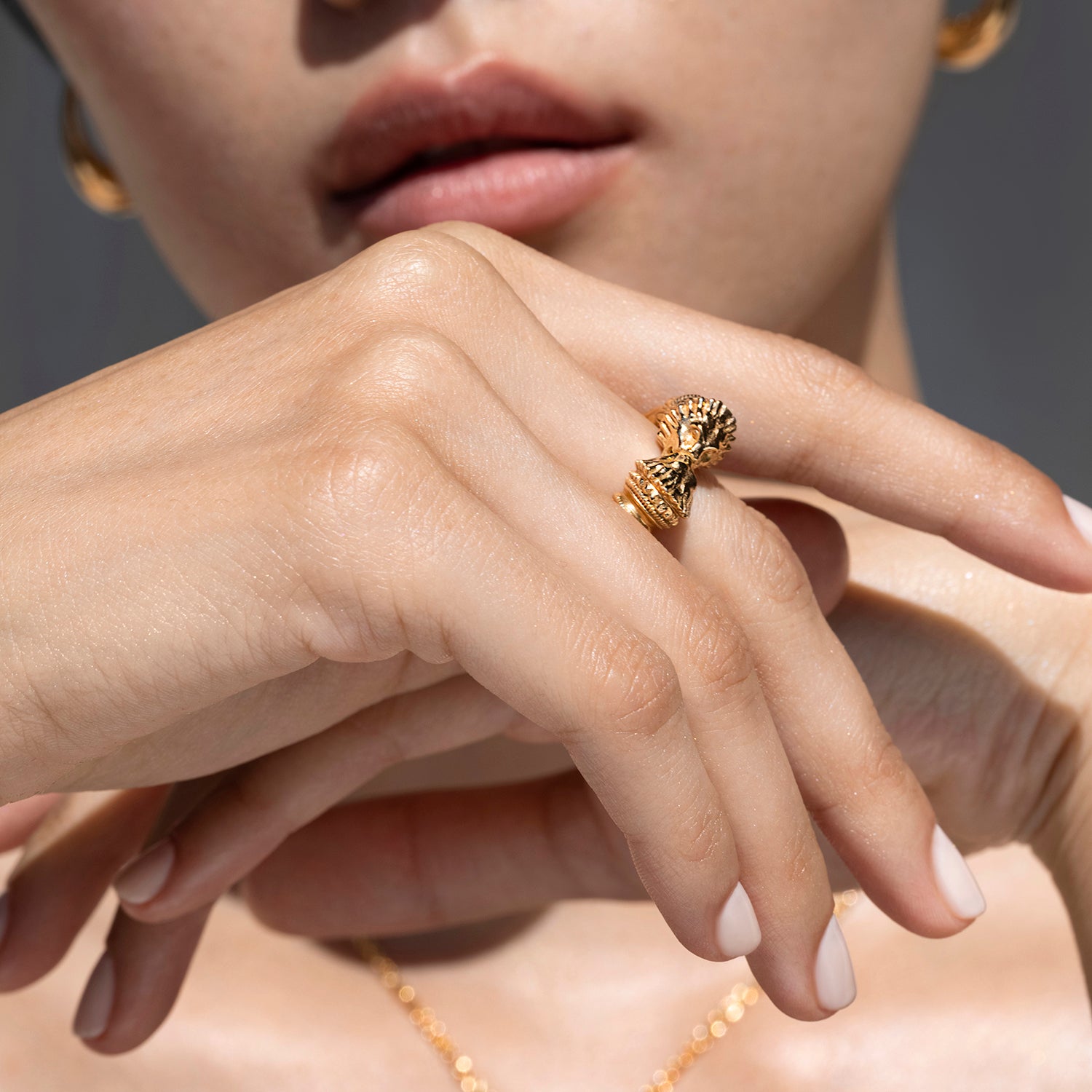 Lion Ring Ethically Sourced Gold Rings by FUTURA
