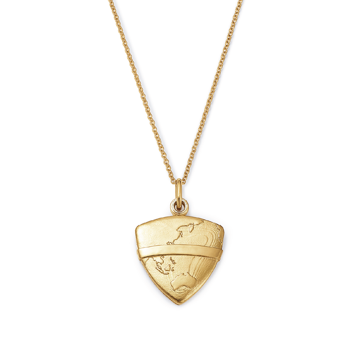 Eco-Friendly Gold Pendant by FUTURA Jewelry