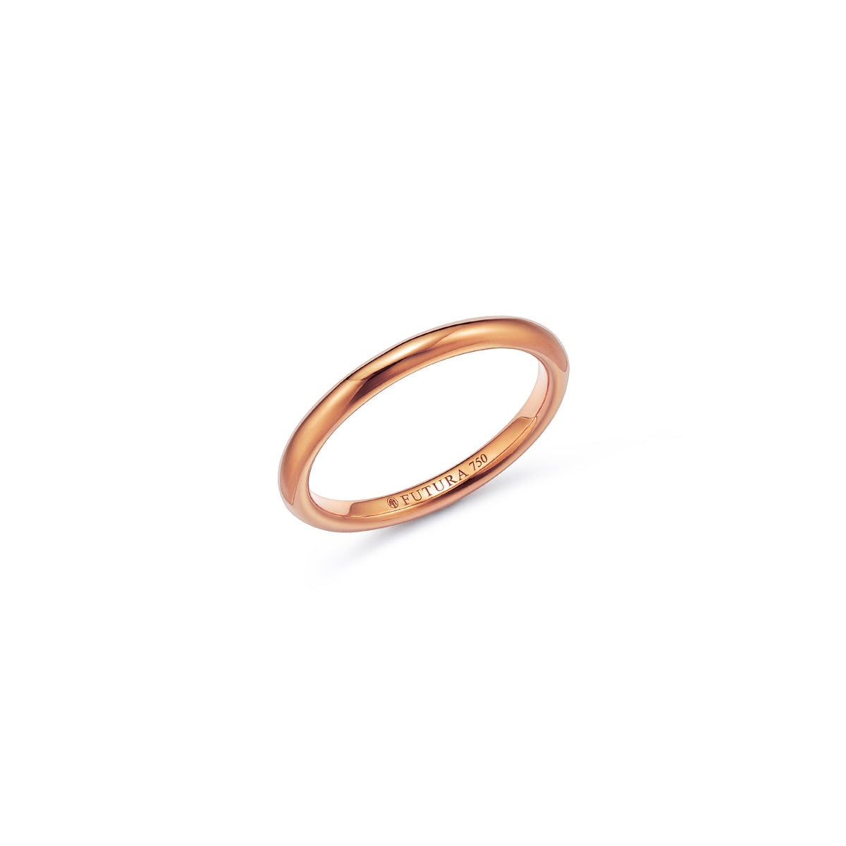 Luna | Stacking Ring Made with Ecological Gold | Rose Gold Stacking Ring