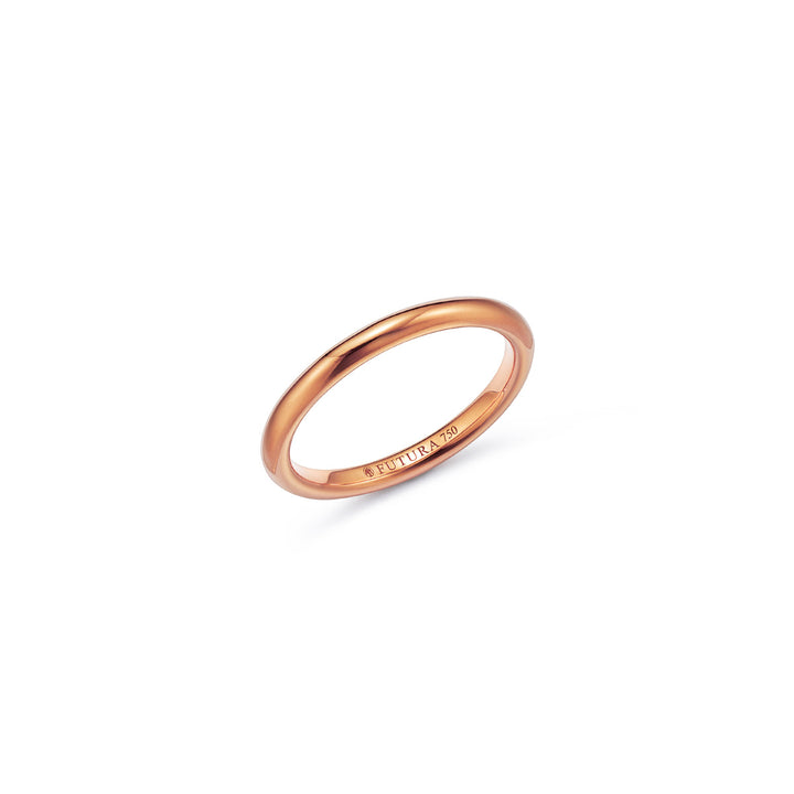 Luna | Stacking Ring Made with Ecological Gold | Rose Gold Stacking Ring