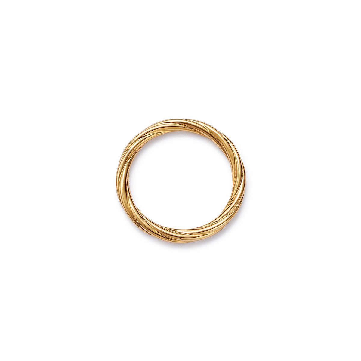 Mare | Yellow Gold Stacking Ring / Stacking Band by FUTURA