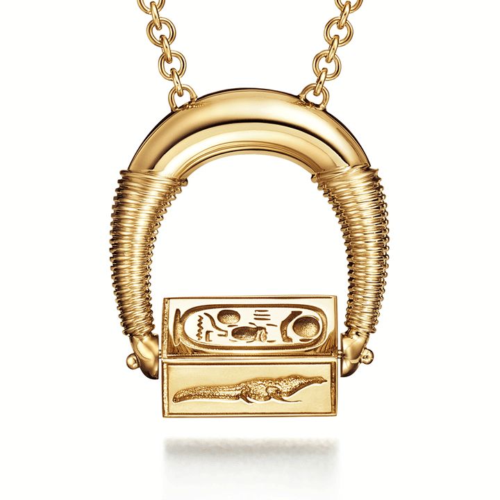 Eco-Friendly Gold Necklace with Engravings