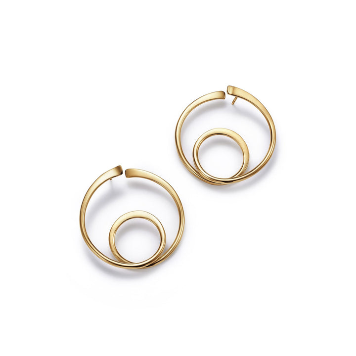 Orbit Hoops - Sustainable Gold Hoop Earrings