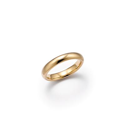 Eco-Friendly Classic Gold Wedding Ring / Wedding Band - Full View