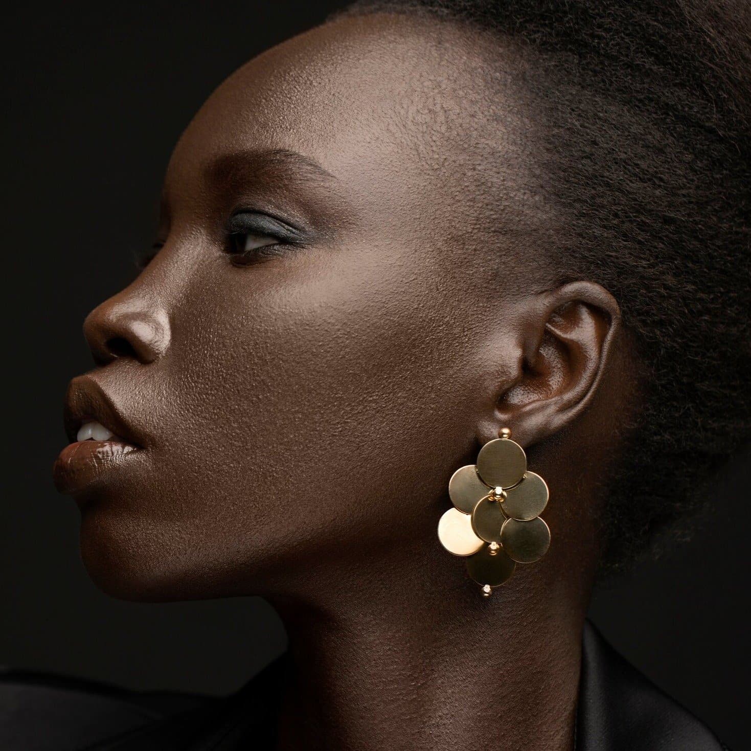 Ecological Gold Earrings for Women by FUTURA Jewelry