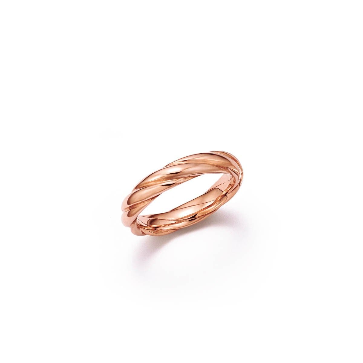 Eco-Friendly Rose Gold Wedding Band- Full View