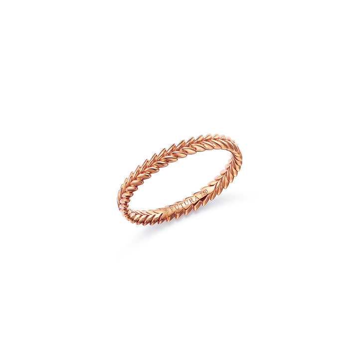 Terra Laurel | Rose Gold Stacking Ring / Stacking Band by FUTURA