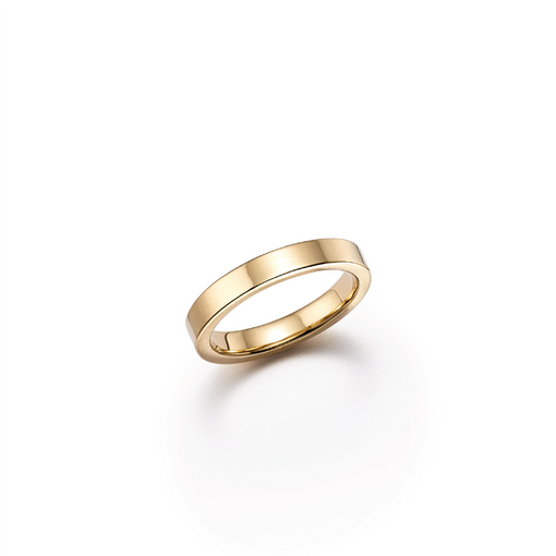 Classic Gold Wedding Band / Wedding Ring for Man or Woman - Full View