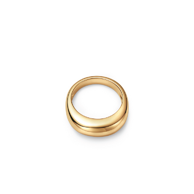 Vaulted Gold Ring Made with Sustainable Gold