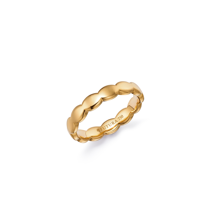 Emily Ring | Sustainable Gold Posey Ring by FUTURA