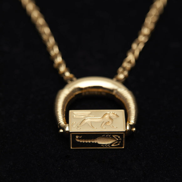 18kt Ecological Gold Necklace by FUTURA Made in NYC